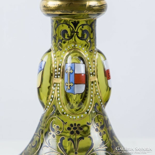 Huge Bohemian glass goblet 1880k, 31cm - 50250