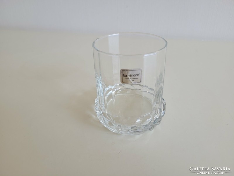 French glass glass with luminarc label