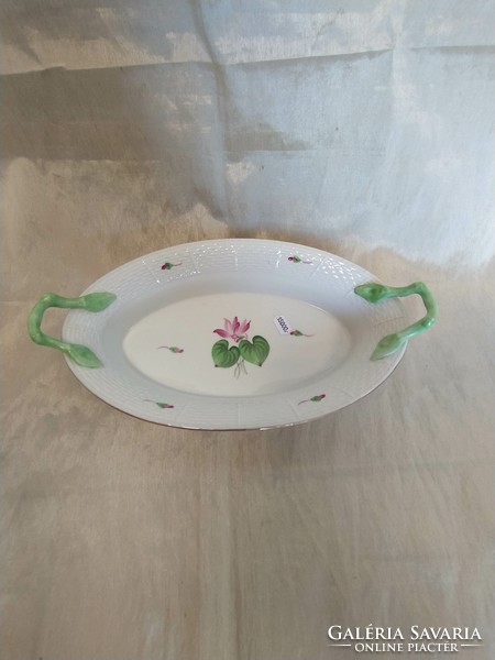 Antique Herend oval porcelain bowl