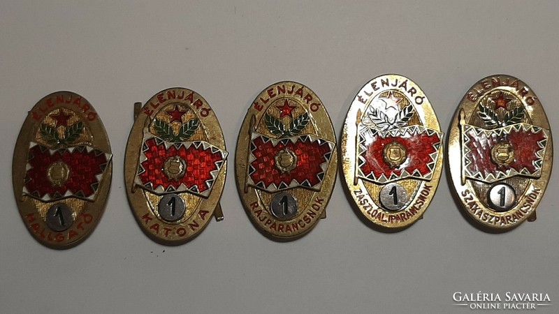 The mnh leading student, soldier, platoon commander, battalion commander, platoon commander badge