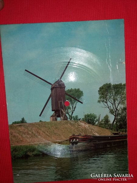 Régi SONIN belga képeslap 45 -s fordulatú kislemez J. Strauss: Kék Duna keringő képek szerint 1.