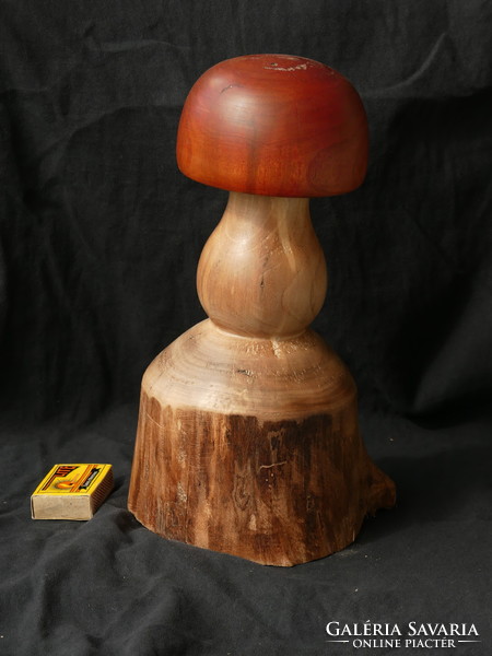 Mushroom shelf decoration walnut wood