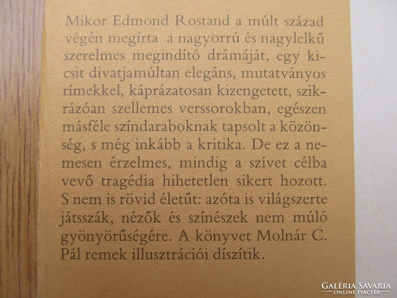 Cyrano de Bergerac - Edmond Rostand (Molnár C. Pál illusztrációival)