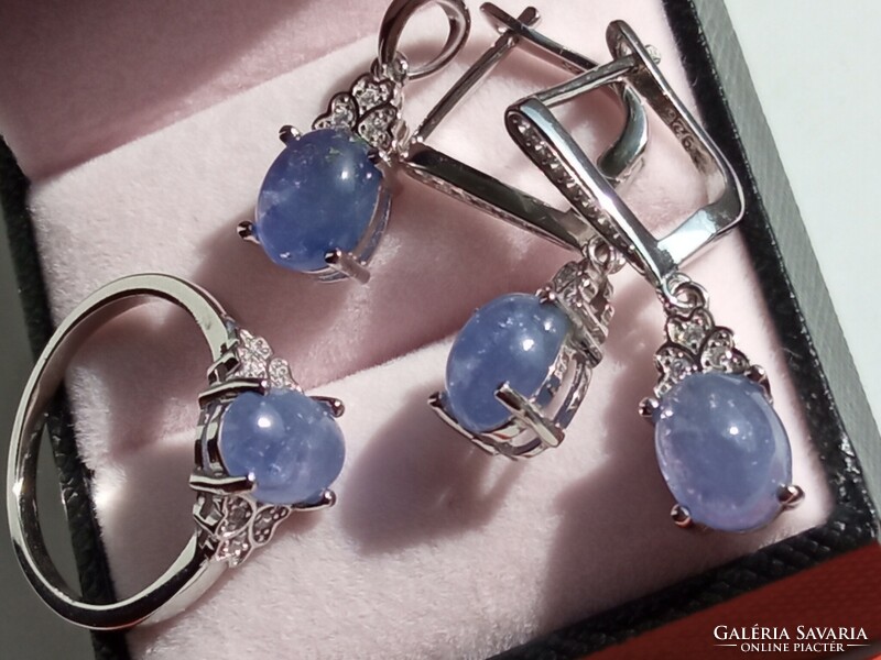 Tanzanite 925 silver set