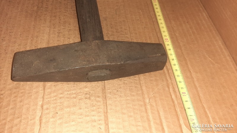 Wrought iron blacksmith cutting hammer