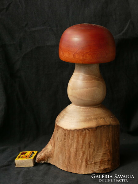 Mushroom shelf decoration walnut wood