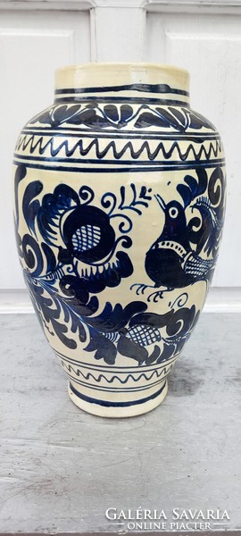 Huge folk floor vase negotiable design art deco