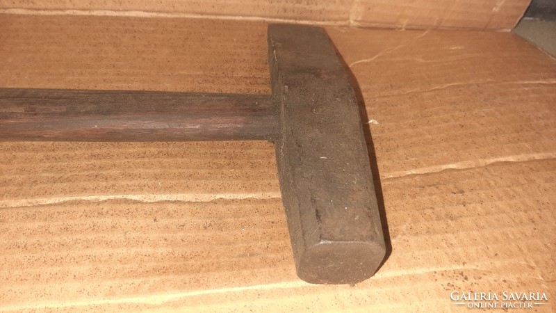Wrought iron blacksmith cutting hammer