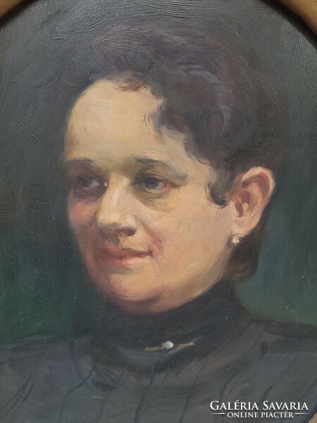 Ödön Heller (1878 - 1921) - portrait Adolfné Bokor (wife of a famous Szeged pharmacist)