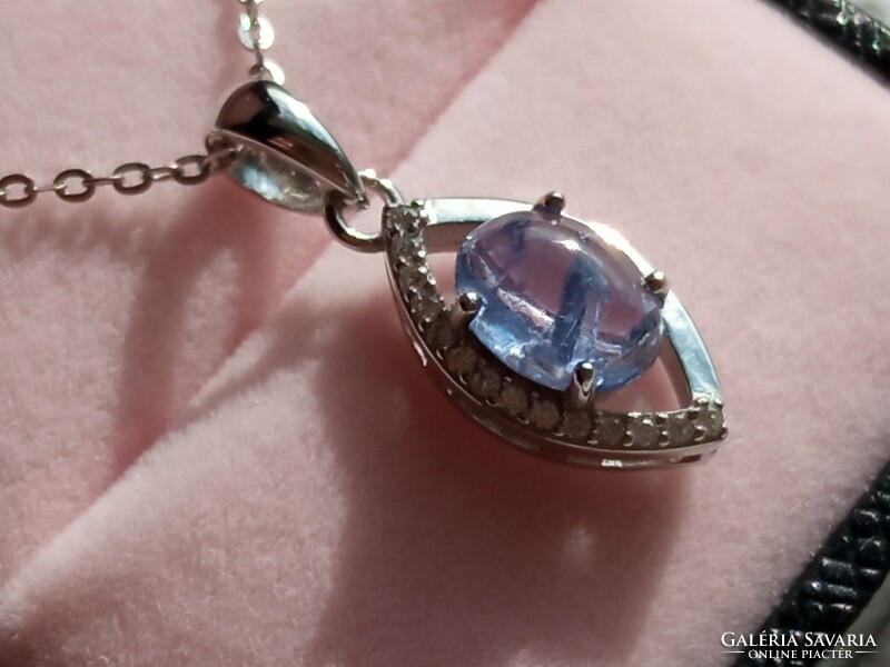 Tanzanite 925 silver pendant