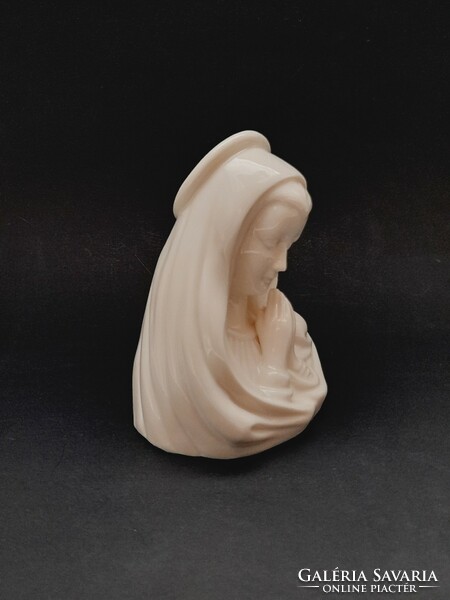 Szűz Mária kicsi porcelán szobor, 10,5 cm (JH)