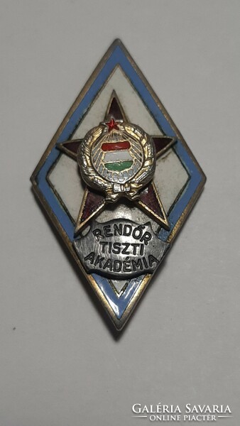 Police officer academy enamel badge 1960s