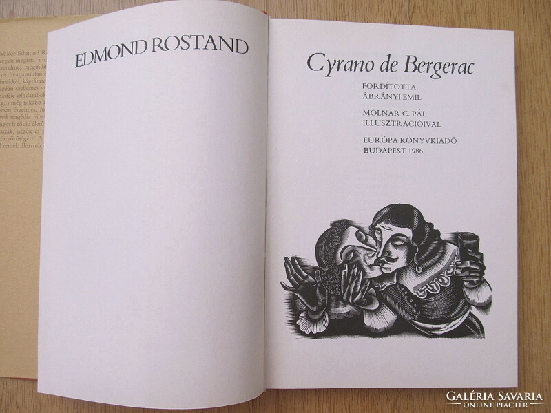 Cyrano de Bergerac - Edmond Rostand (Molnár C. Pál illusztrációival)