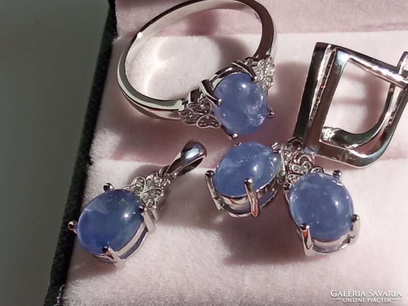 Tanzanite 925 silver set