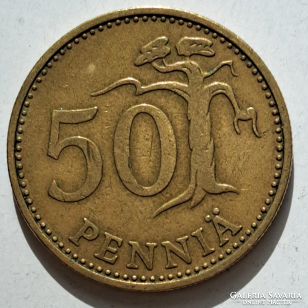 1963. Finnország 50 penni,  (174)