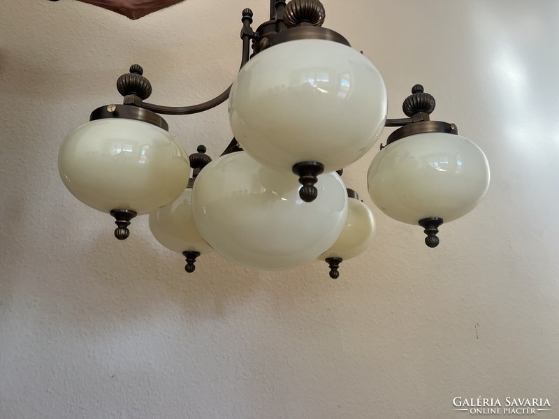 Used, good condition, wiener nostalgia chandelier + 2 wall arms for sale