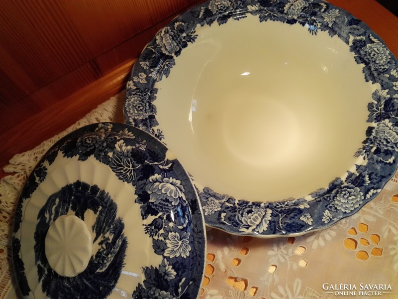 English porcelain soup bowl.