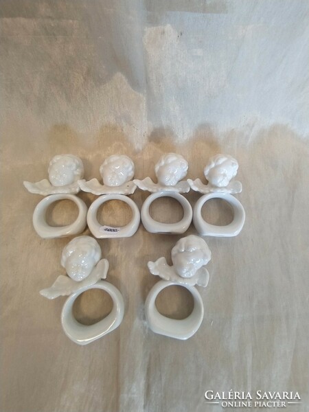 Angelic porcelain napkin ring