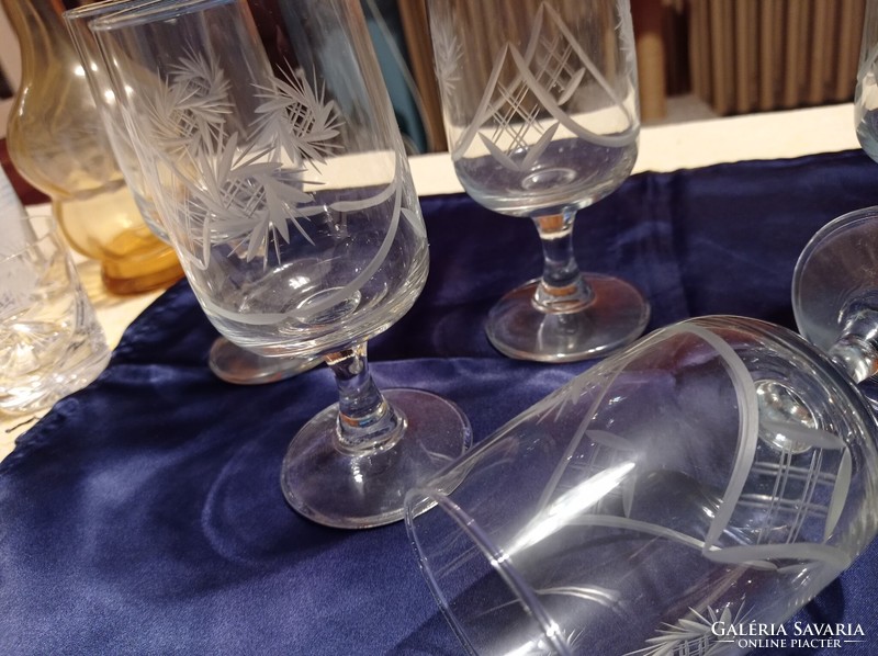!Beautiful crystal glass set, good price!!