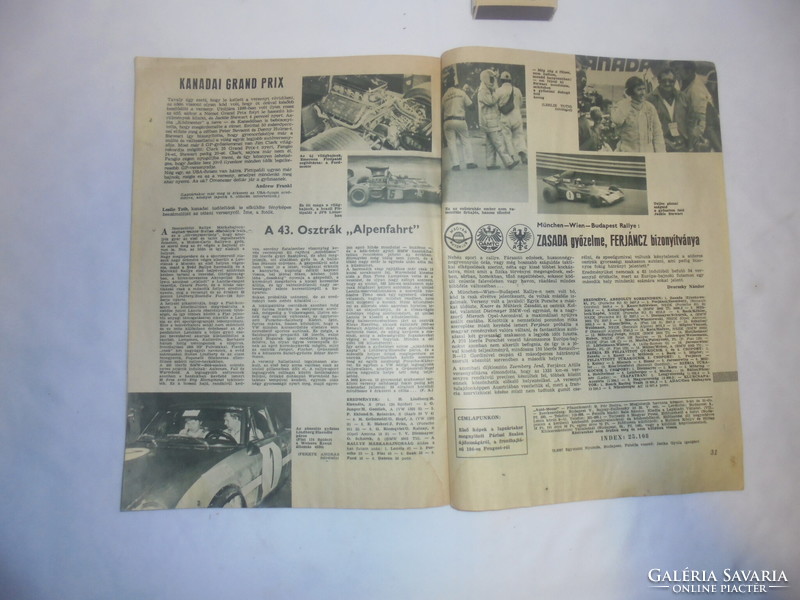 Autó-motor újság 1972 október 21- akár születésnapi ajándéknak