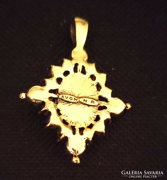 Antique gold plated pendant