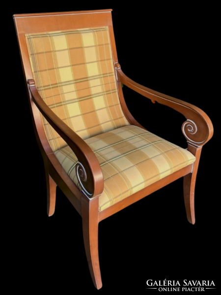 Olasz design XXL karos fotel