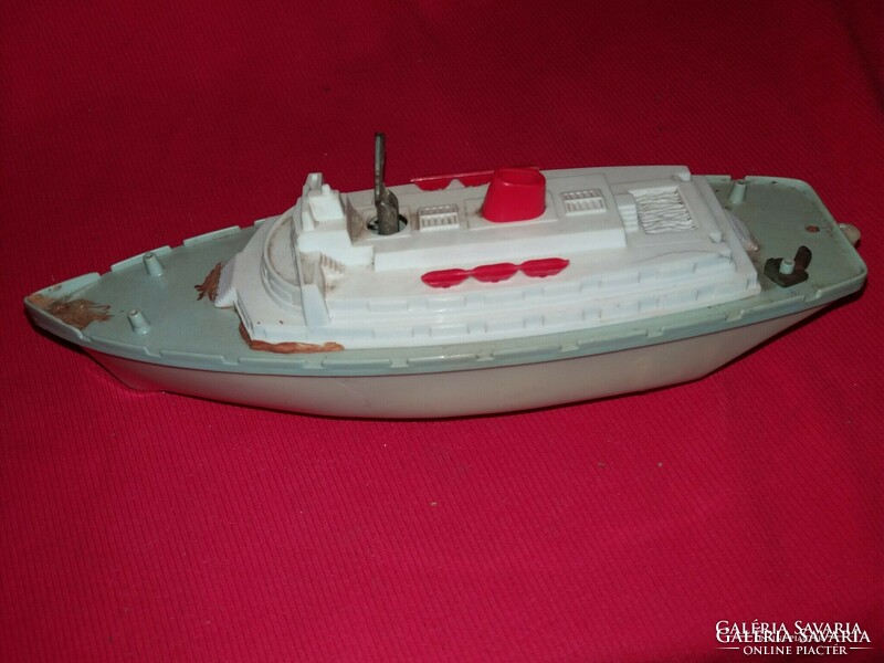 Old key clockwork prefo model toy ship 30 cm toy according to pictures