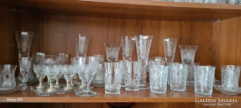 Crystal glass set