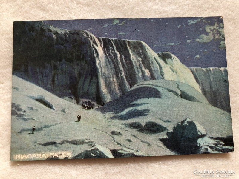Antik, régi " Niagara vízesés "  képeslap - Postatiszta                                         -7.