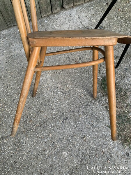 Mid century dining chairs designed by j. Kobylka, 1960's retro chair, very good shape