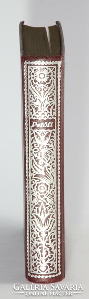1923 - Petőfi's poems - an intact copy in richly silver-plated binding