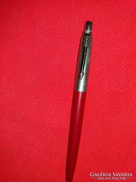 Old parker ballpoint pen red according to the pictures 7