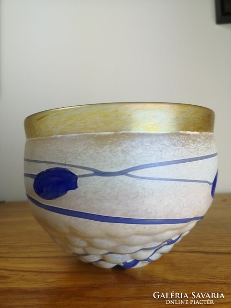 Swedish kosta boda bertil vallien Scandinavian design glass bowl or bowl - 50258