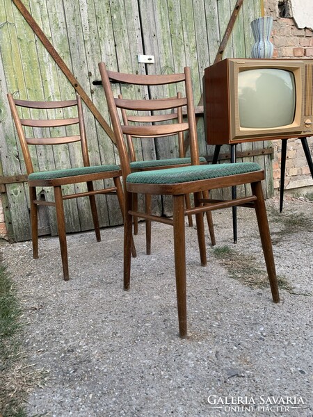 MID CENTURY DINING CHAIRS CZECHOSLOVAKIA, 1960´S  Retró étkezőszékek nagyon jó forma MIER Topolcany