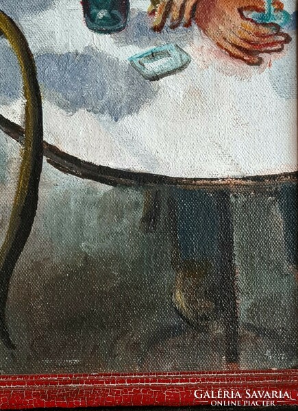 Unknown painter: coffee house