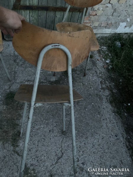 MID CENTURY LOFT CHAIRS CZECHOSLOVAKIA, 1960´S  Retró székek nagyon jó dizájnnal