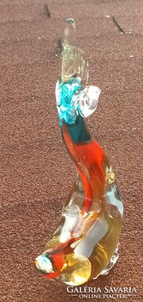 Muránói üveg hattyú