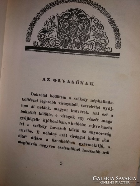 BENEDEK ELEK: Székely népballadák 1. KIADÁS !!! a képek szerint PANTHEON