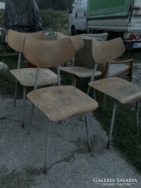 Mid century loft chairs Czechoslovakia, 1960s retro chairs with a very good design