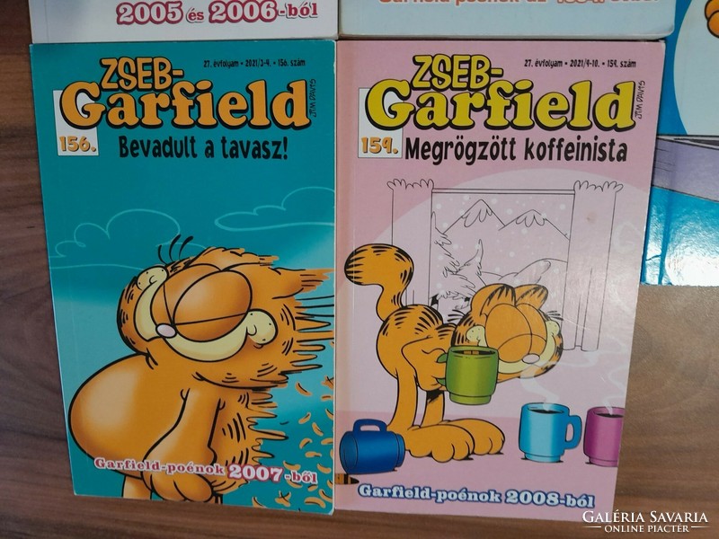 5 db Zseb-Garfield  egyben 5000 Ft
