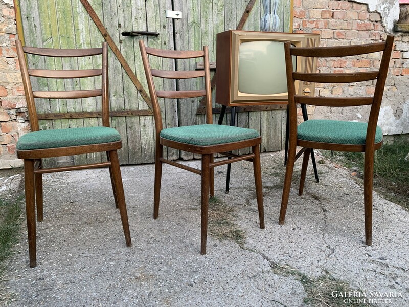 MID CENTURY DINING CHAIRS CZECHOSLOVAKIA, 1960´S  Retró étkezőszékek nagyon jó forma MIER Topolcany