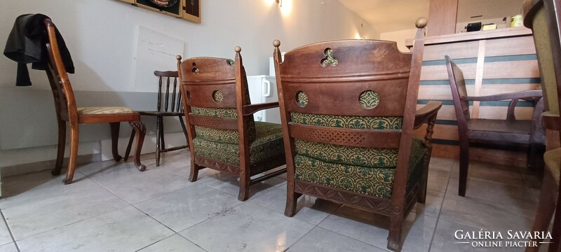 Antique furniture set.