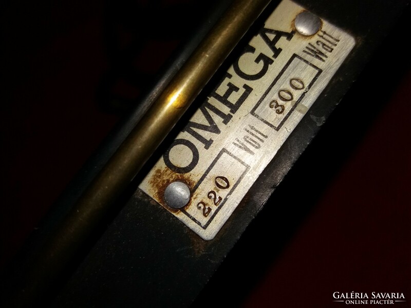 Antik sohasem használt OMEGA villanyrezsó 220 voltra 300 watt teljesítménnyel képek szerint