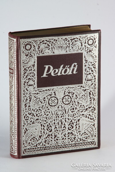 1923 - Petőfi's poems - an intact copy in richly silver-plated binding