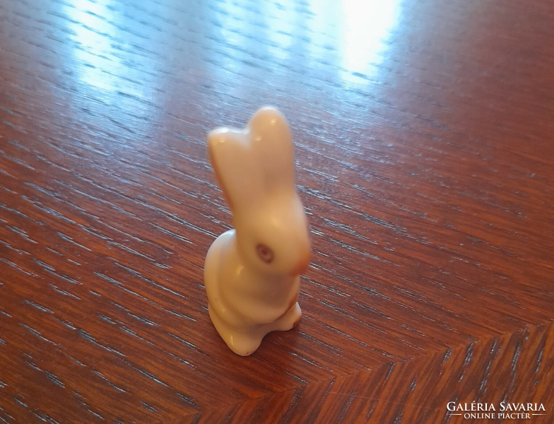 Aquincum porcelain miniature figure, rabbit.