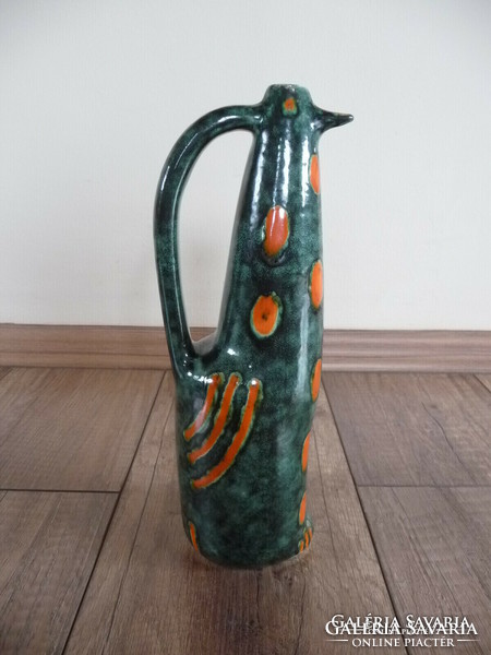 Retro ceramic bird shaped vase