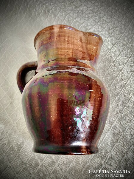 Earthy? Tin-glazed Transylvanian jug for sale!
