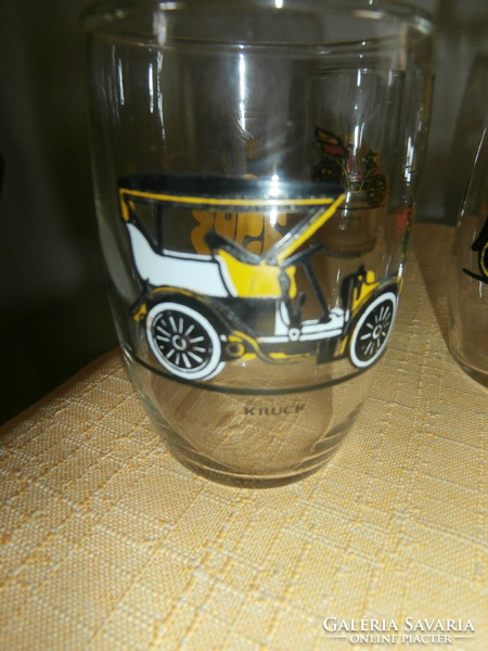 Retro autós - Oldtimer üveg poharak