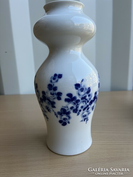 Wallendorf Kék Virág Mintás Porcelán Váza A58