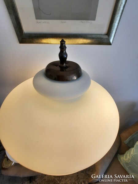 Chandelier and floor lamp made in mid-century style,
